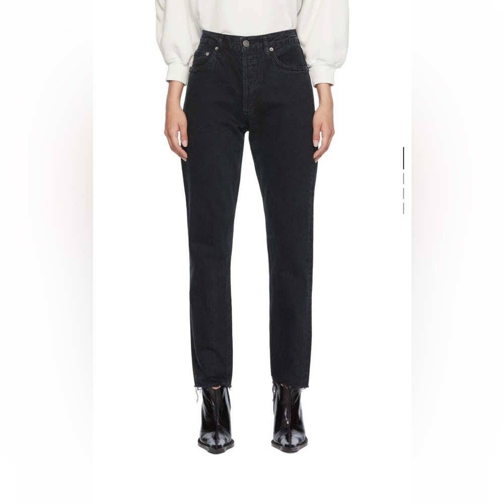 Agolde Black Jamie High-Rise Classic, Sz 29